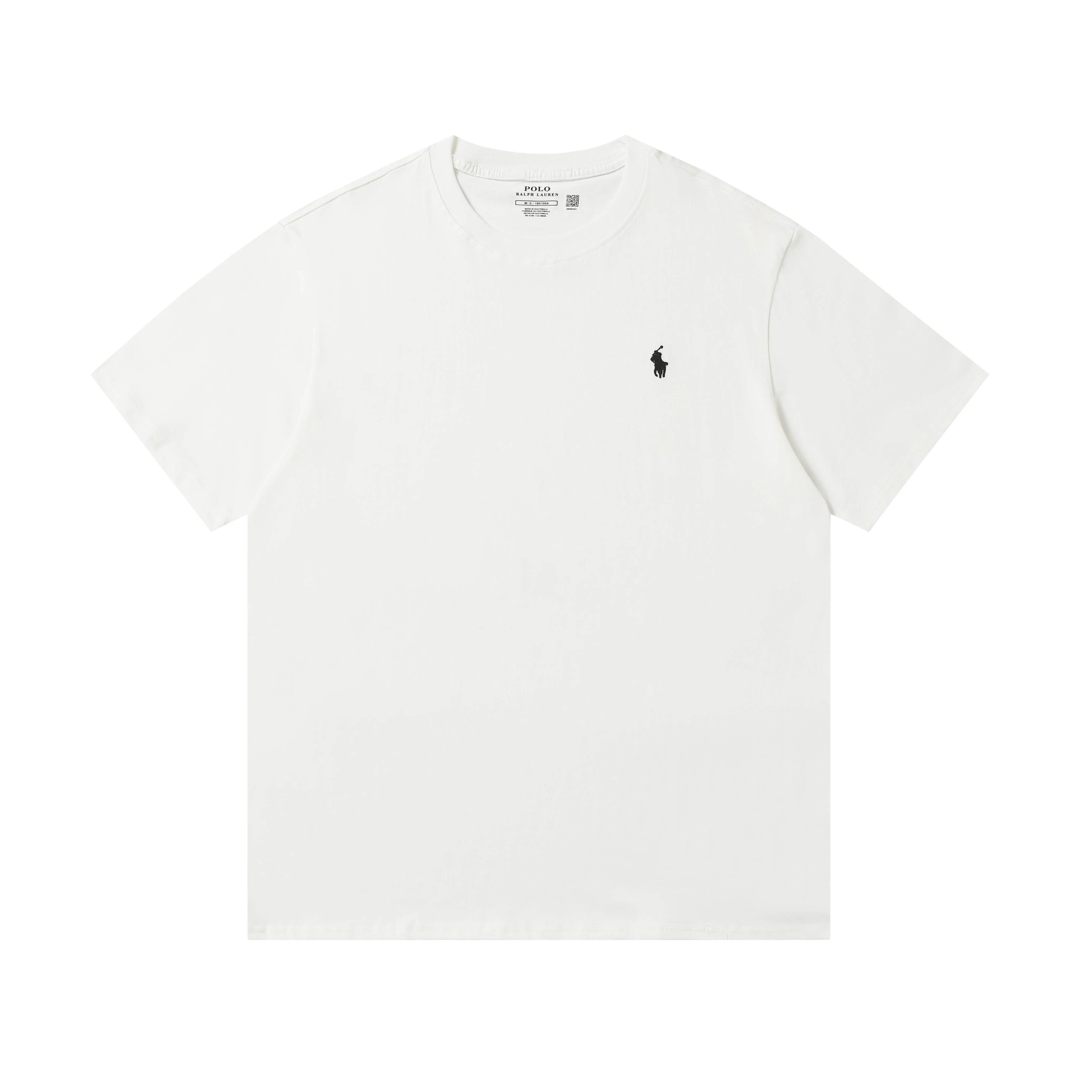 P114 Style number: A002 (no discount for running quantity) [Ralph Lauren round neck solid color pony embroidered logo pure cotton short sleeves] ✅270g double yarn fabric, custom woven and dyed threads ✅Original sticker Scan the QR code to enter the official website ✅Large version, loose and stylish, can wear up to 200 pounds Color: black white navy sky blue burgundy blue floral gray dark gray Size: S-XL